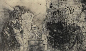 ULRICH HACHULLA - Salome IV - Radierung - 1980 - Bild 1 von 2