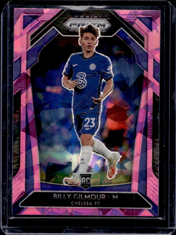 2020-21 Prizm Premier League Billy Gilmour Pink Ice Prizm Rookie #213 Chelsea FC