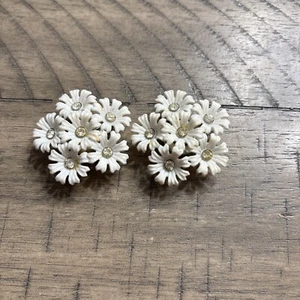 Juego de dos broches magnéticos de flores mágicas glamour de colección - Imagen 1 de 5