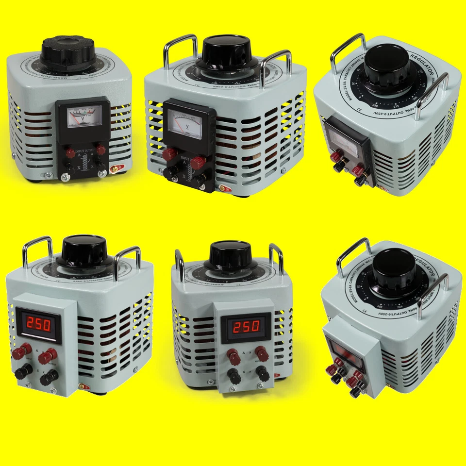 Ringkern-Stelltrafo 0-250 V Regel-Transformator ⚡LCD-Trafo Ringkerntrafo 2/4/8 A - Bild 1 von 1