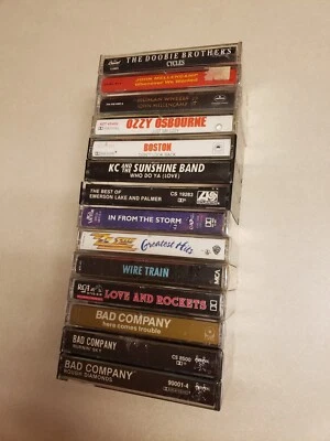 14 Classic Rock Cassettes Lot/ Bad Co. Hendrix, ZZ TOP, DOOBIE BROS. More - Image 1 of 4