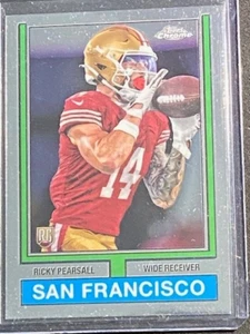 🔥 RICKY PEARSALL RC 1974 variation insert 🔥 2024 Topps Chrome Football 49ERS - Picture 1 of 2