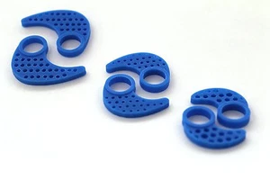 NUOVISSIME PINNE AURICOLARI IN SILICONE DI RICAMBIO PER JAYBIRD X2 3 paia S/M/L (GHIACCIO) - Foto 1 di 1