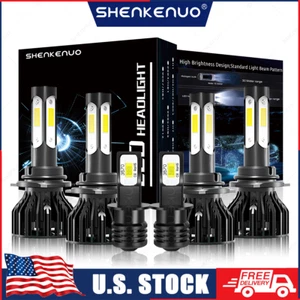 6x 9005+9006+H3 LED Headlight Kit for 2001-2004 Toyota Corolla Hi Low Fog Bulbs - Bild 1 von 12