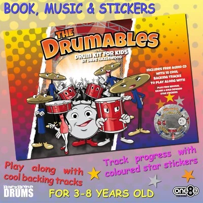 The Drumables - Drum Kit For Kids - Learn how to play drums - Beginner book! - Image 1 of 4