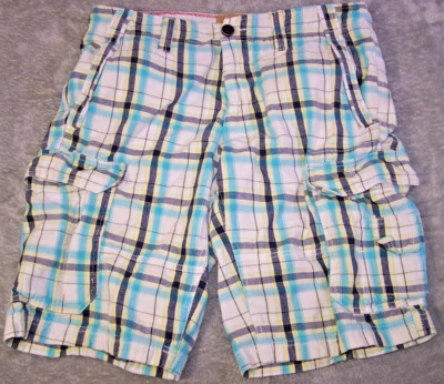 Шорты мужские Red Camel 33x10 (ярлык 32) бермудские клетчатые хлопок качество - Изображение 1 из 4