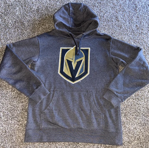FANATICS Las VEGAS Golden KNIGHTS VGK NHL HOCKEY Hoodie HOODED Sweatshirt SMALL Cover
