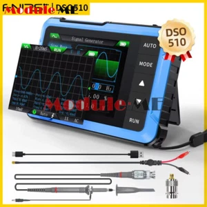 FNIRSI DSO510 Handheld Digital Oscilloscope + Signal Generator 48MS/s 10MHz K - Picture 1 of 15