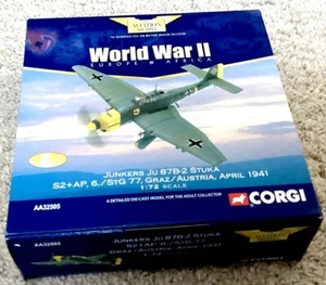Corgi AA32505 1/72 Junkers JU 87B-2 Stuka Austria Diecast Airplane - Ships USA - Picture 1 of 12