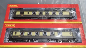 Hornby R4696 R4697 K Type Pullman 1st Class Kitchen Parlour Car Joan Ursula OO - Picture 1 of 2