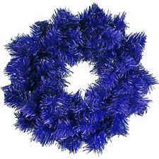 18'' Tinsel Christmas Wreath Hand-Made Artificial PVC Winter Holiday Door Wall