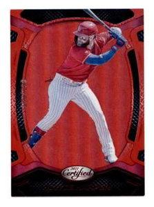 BRYCE HARPER 2021 PANINI CERTIFIED #14 RED PARALLEL #089/199 BF5487 - Picture 1 of 1