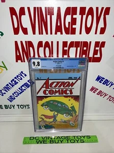 Action Comics #1 CGC 9.8 white pgs Loot Crate June 1938 Reprint 1st App SUPERMAN - Picture 1 of 17