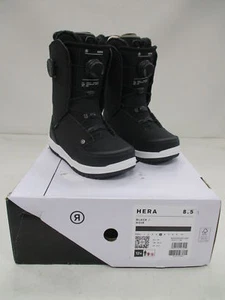 RIDE WOMEN'S HERA BOA SNOWBOARD BOOTS SIZE 8.5 BLACK & WHITE R230302001 085 - Picture 1 of 12