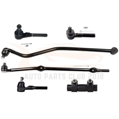 6pcs For 1993-1998 Jeep Grand Cherokee Front Tie Rods Track Bar Adjusting Sleeve Foto 1 de 4