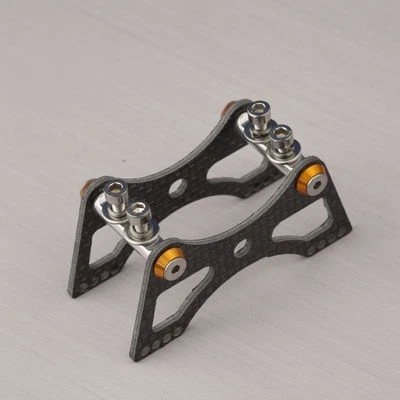 #1258 Epoxy Carbon Fiber Stand 225MG Servo Mount for Servo (HiTEC 225MG) RC Boat - Image 1 of 4