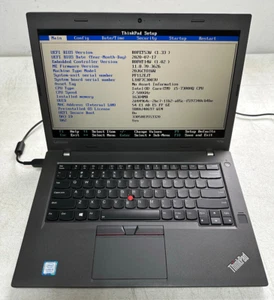 Lenovo ThinkPad T470p 14" (i5-7300HQ @2.50, 16GB RAM, Boot To Bio) NO HD/ADAPTER - Picture 1 of 14