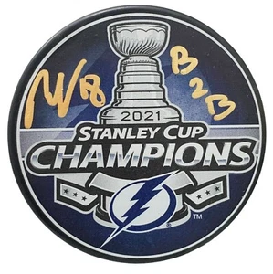 Ondrej Palat autograph inscribed Stanley Cup puck Tampa Bay Lightning JSA COA - Picture 1 of 3