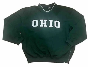 Vintage Retro Men’s OHIO pullover With Side Zip Size Medium. See Measurements - Picture 1 of 6
