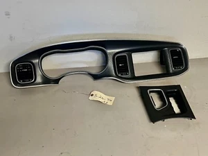 2015 - 2023 Dodge Charger Scat Pack Speedometer & Shifter Trim Bezels OEM - Picture 1 of 7