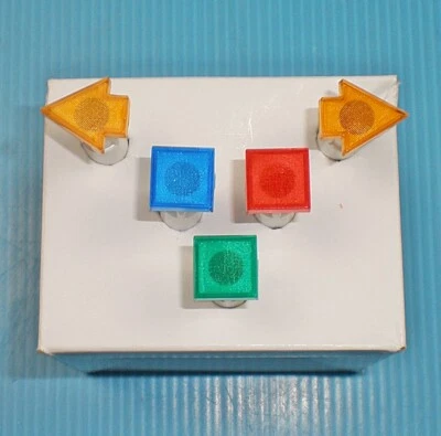 KS KS 50 80 WC Cockpit Kontrolllampen 5 teilig im Set passend für Zündapp HQ NEU - Bild 1 von 3