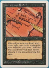 Contract from Below Unlimited PLD Black Rare MAGIC CARD (ID# 247678) ABUGames