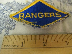 Post WWII US Army Ranger Diamond Factory Error FE, CE SSI Patch - Picture 1 of 4