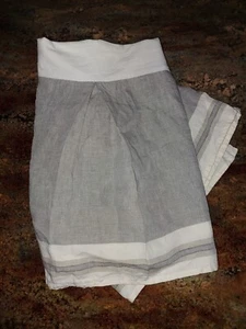 Restoration Hardware Baby Child Organic Linen Crib Skirt 15"drop - Picture 1 of 9