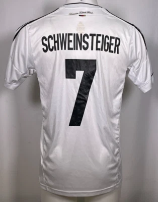 Camiseta de fútbol blanca Adidas de la selección nacional de Alemania Schweinsteiger #7 para hombre GRANDE Foto 1 de 4