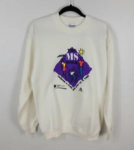 VTG 1999 National Multiple Sclerosis Society "The MS Walk" Sweatshirt Men's Sz M - Picture 1 of 5