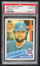 1985 Topps Traded Collector's Edition (Tiffany) Bruce Sutter PSA 10 GEM MT HOF
