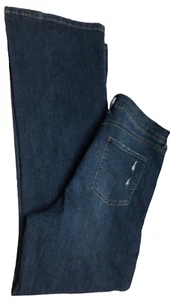 Women's 13 REWASH Loose Boot Cut Blue Jeans, Stretch, NWT - Picture 1 of 14