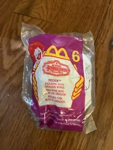 1999 Mystic Knights Mider Figurine with Dragon Wings McDonalds Happy Meal Toy #6 - Picture 1 of 2
