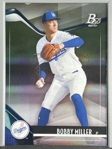 2021 Bowman Platinum Top Prospects Bobby Miller Los Angeles Dodgers
