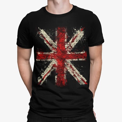 London Calling Union Jack Distressed Men's T-Shirt Birthday Gift UK Casual Tee - Image 1 of 4