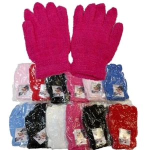 12 Pares de Guantes Mágicos de Invierno Sólidos Difusos Acogedores Cálidos a Granel Tejido Térmico Hombre Mujer - Imagen 1 de 8