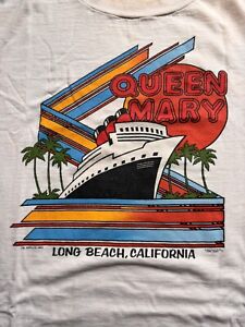 Vintage Queen Mary T-shirt Size Large