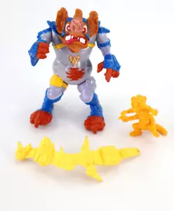 1990 Playmates Teenage Mutant Ninja Turtles TMNT Figure WINGNUT Belt & Sidekick - Picture 1 of 7