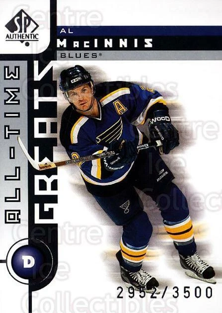 2001-02 SP Authentic #108 Al MacInnis - Image 1 of 1