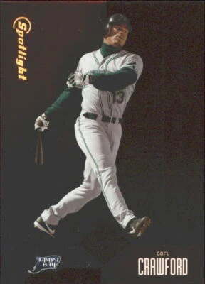 2004 Leaf Limited Bronze Spotlight #239 Carl Crawford /100 - NM-MT - Image 1 of 2