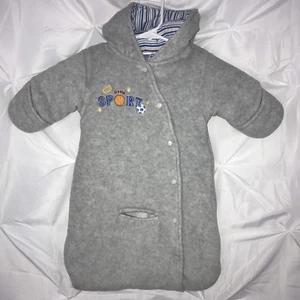 Child of Mine by Carter's Baby Boys Gris lana con capucha Bunting para asiento de coche 0-3M - Imagen 1 de 11