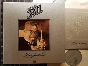 LOUIS ARMSTRONG Giants of Jazz 3LP BOX SET NM- w/ BOOKLET & Print VINYL Time - Picture 1 of 9