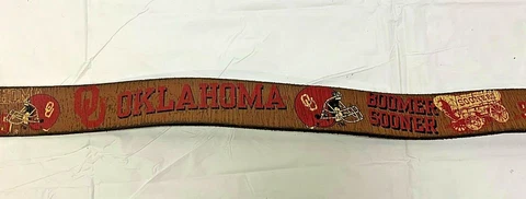 Enmon Accessories Oklahoma Sooners Leather Belt Sizes Vary NEW Cover