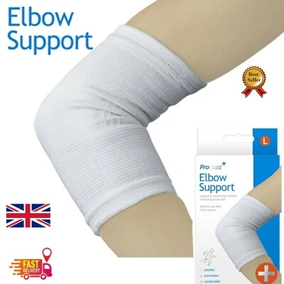 PROPLAST+ Elasticated Knee SUPPORT Brace Sport Arthritis Gym Injury Bandage Sleeve 3 Sizes