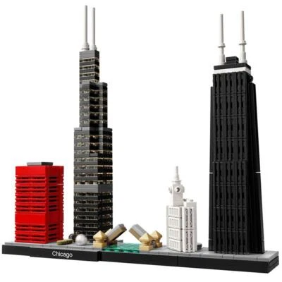 ARCHITECTURE City Skyline Chicago Building Blocks Set New Sealed - Image 1 of 3