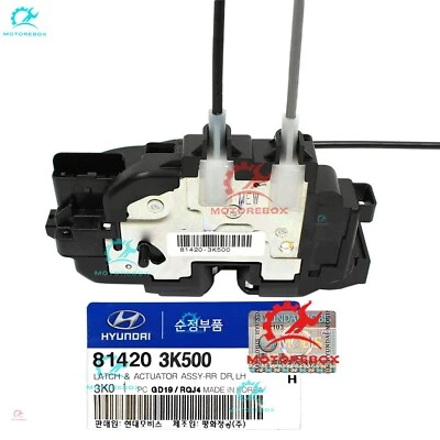 ✅GENUÍNO✅ Atuador de trava de porta TRASEIRA DIREITA para 2009-10 Hyundai Sonata ✅814203K500✅ - Imagem 1 de 4