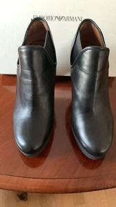 Armani elastic ankle boots shoes size 39 black brand new - Picture 1 of 5