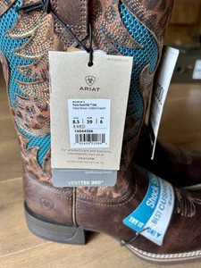 NEUE Ariat Westernboots - Pinto VentTEK 360 Ladies Größe 8,5 / 39,5 - Bild 1 von 6
