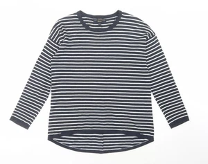 Paul Costelloe Women’s Blue Striped Pullover Jumper, M - Picture 1 of 12