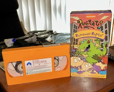 Nickelodeon Rugrats Runaway Reptar VHS 1999 Viacom Paramount VTG - Image 1 of 3
